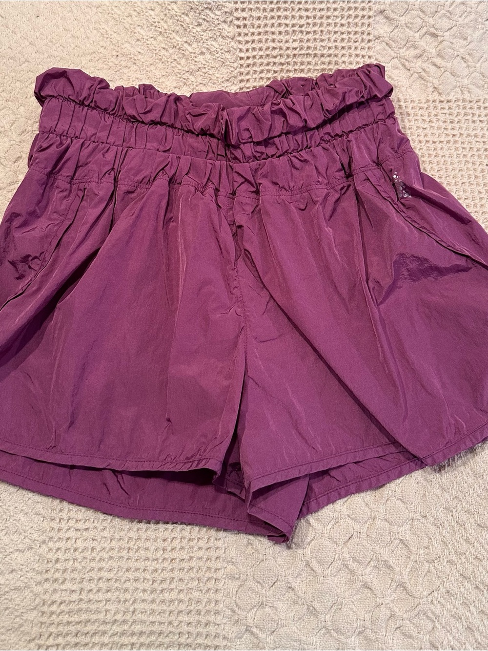Free Movement Purple Athletic Shorts
